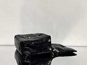 Okify Balenciaga Monaco Mini Bag Black Silver Hardware 24.8x22x12cm - 6