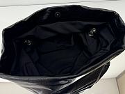 Okify Balenciaga Monaco Small Bag Black Silver Hardware 28x18x10cm - 4