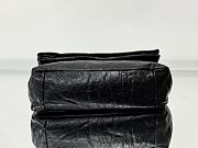 Okify Balenciaga Monaco Small Bag Black Silver Hardware 28x18x10cm - 3