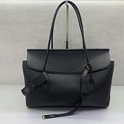 Okify Balenciaga Carrie Carry All Bag Black 44x33x14cm - 6