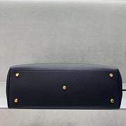 Okify Balenciaga Carrie Carry All Bag Black 44x33x14cm - 4