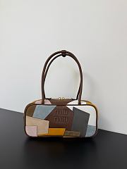 Okify MiuMiu Beau Patchwork Bag Colorful 27x12x9cm - 1