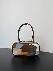 Okify MiuMiu Beau Patchwork Bag Colorful 27x12x9cm - 6