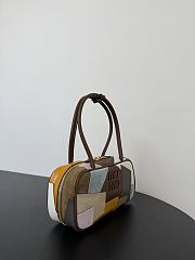 Okify MiuMiu Beau Patchwork Bag Colorful 27x12x9cm - 5