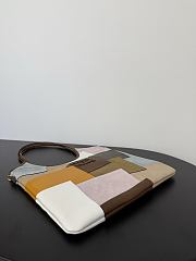 Okify MiuMiu Ivy Patchwork Tote Bag Colorful 35x40cm - 5