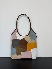 Okify MiuMiu Ivy Patchwork Tote Bag Colorful 35x40cm - 4