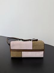 Okify MiuMiu Patchwork Leather Shopping Basket Bag 34x26x12cm - 6