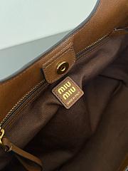 Okify MiuMiu Patchwork Leather Shopping Basket Bag 34x26x12cm - 3