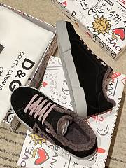 Okify Dolce & Gabbana Black Wool Sneakers Unisex - 3