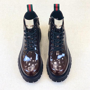 Okify Gucci Dark Brown Men Boots
