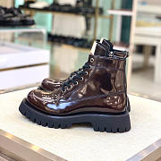 Okify Gucci Dark Brown Men Boots - 5