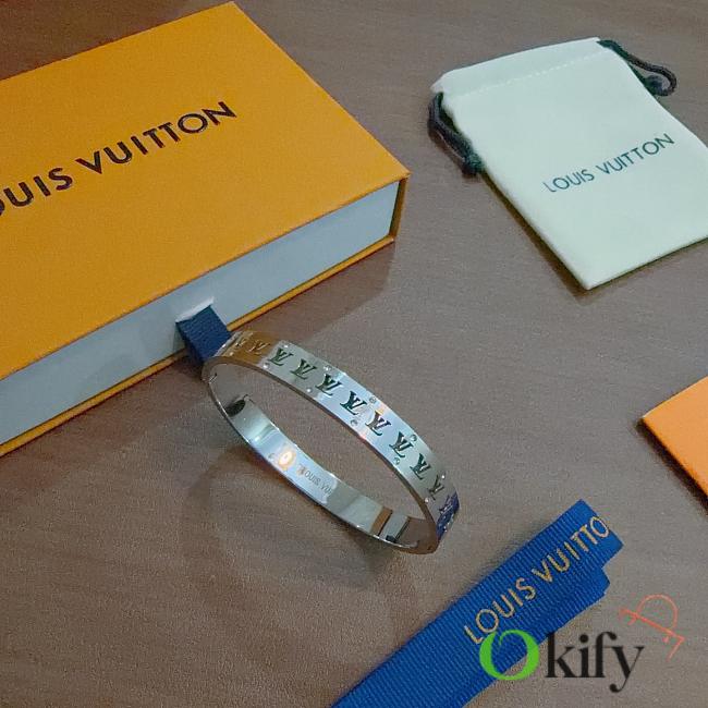 Okify Louis Vuitton Silver Bracelet Unisex - 1