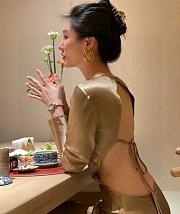 Okify Louis Vuitton Gold Earrings 26986 - 3