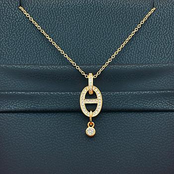 Okify Hermes Gold Necklace 26989
