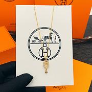 Okify Hermes Gold Necklace 26989 - 6