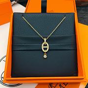 Okify Hermes Gold Necklace 26989 - 2