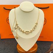 Okify Hermes x LV x Gucci Gold Necklace - 1