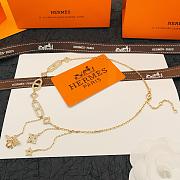 Okify Hermes x LV x Gucci Gold Necklace - 5
