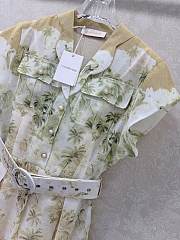 Okify Zimmermann Dress Stand Collar and Floral Pattern - 6