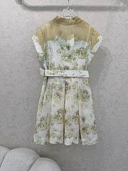 Okify Zimmermann Dress Stand Collar and Floral Pattern - 4