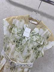 Okify Zimmermann Dress Stand Collar and Floral Pattern - 3