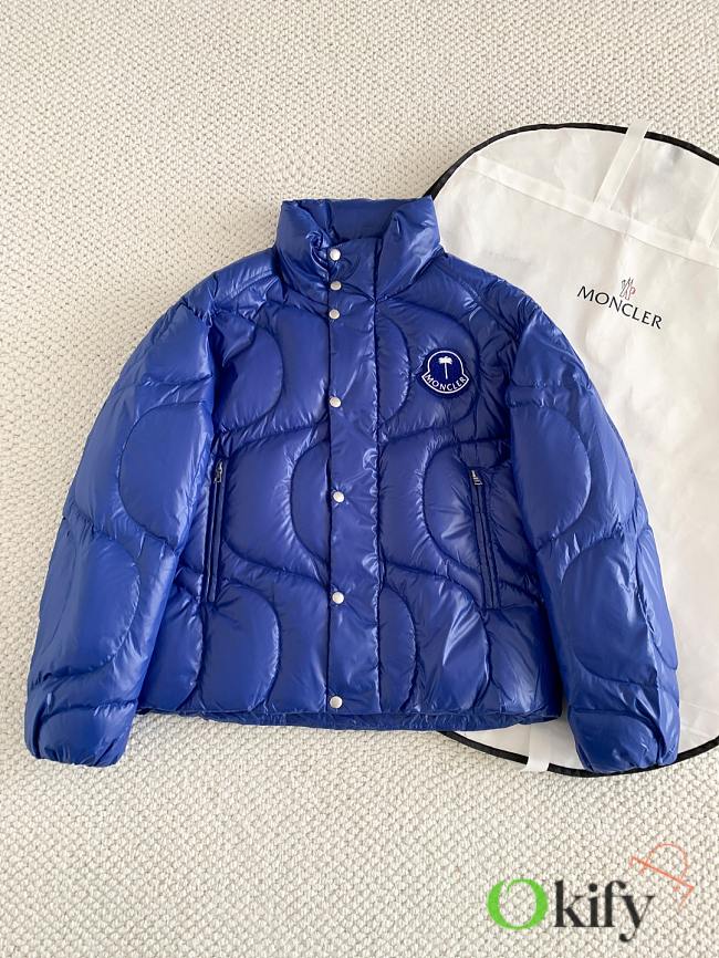 Okify Moncler x Palm angels Haunani Blue Down Jacket - 1