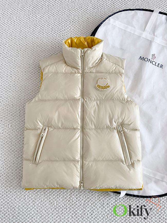 Okify Moncler Lipsi Vest Down Jacket White - 1