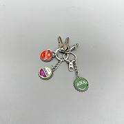 Okify Balenciaga Bottle Cap Silver Key Chain  - 6