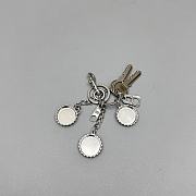 Okify Balenciaga Bottle Cap Silver Key Chain  - 4