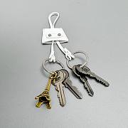 Okify Balenciaga White Tag And Keys Bag Charm - 2
