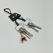 Okify Balenciaga Black Tag And Keys Bag Charm - 5