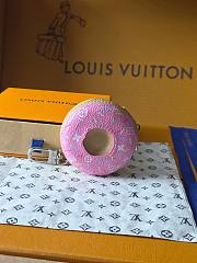 Okify Louis Vuitton Pink Donut Pouch Bag Charm M02549 - 3