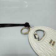 Okify MiuMiu White Hobo Bag Charm - 4