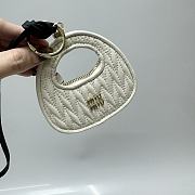 Okify MiuMiu White Hobo Bag Charm - 2