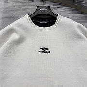 Okify Balenciaga White Sweater - 5