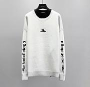 Okify Balenciaga White Sweater - 1