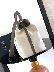 Okify Dior Normandie Bag White And Gray 49x36.2x22cm - 5