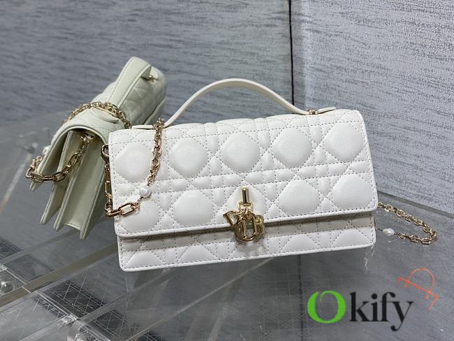 Okify Dior My Dior Mini Bag White 21x11x5cm - 1