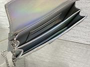 Okify Dior My Dior Mini Bag Hollogram Silver 21x11x5cm - 5