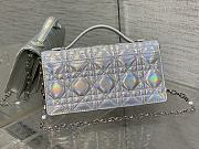 Okify Dior My Dior Mini Bag Hollogram Silver 21x11x5cm - 3