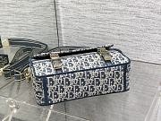 Okify Dior Camp Messenger Bag Blue 23x15x8cm - 2
