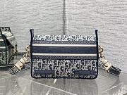 Okify Dior Camp Messenger Bag Blue 23x15x8cm - 6