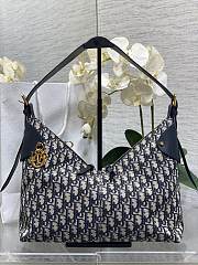 Okify Dior Voyage Large Bag Blue 34x22x13cm - 1