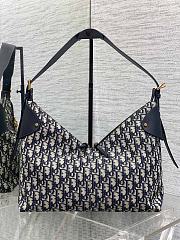 Okify Dior Voyage Large Bag Blue 34x22x13cm - 3