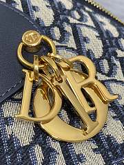 Okify Dior Voyage Large Bag Blue 34x22x13cm - 6