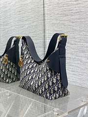 Okify Dior Voyage Medium Bag Blue 28x18x12cm - 6