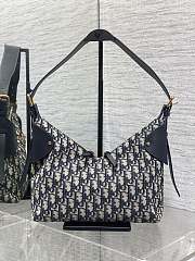 Okify Dior Voyage Medium Bag Blue 28x18x12cm - 5