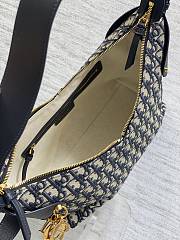 Okify Dior Voyage Medium Bag Blue 28x18x12cm - 2