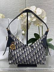 Okify Dior Voyage Medium Bag Blue 28x18x12cm - 1