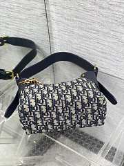 Okify Dior Voyage Small Bag Blue 23x15x9.5cm - 4